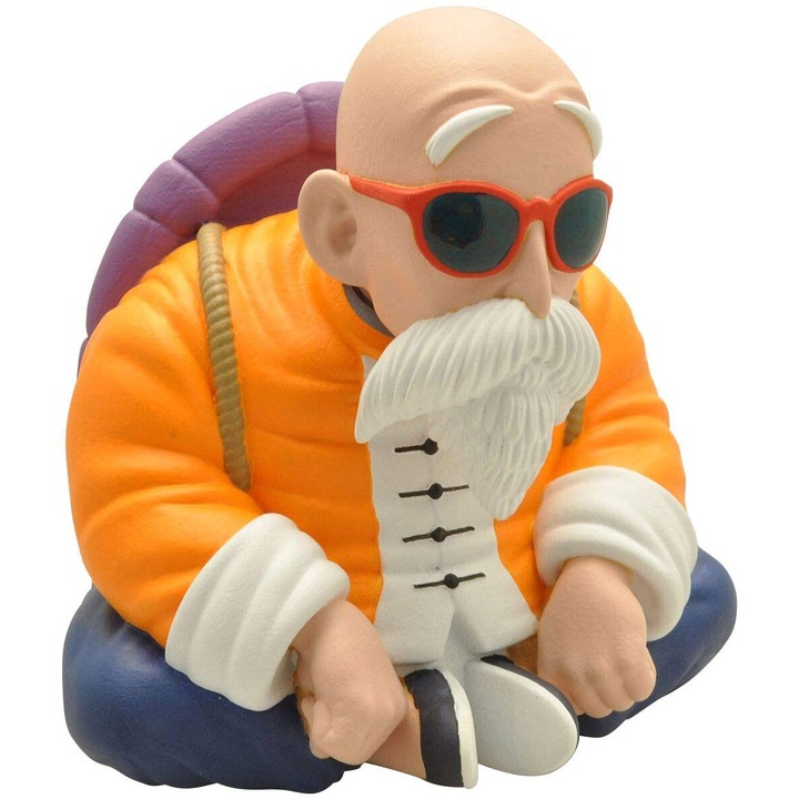Pusculita figurina - Dragon Ball - Master Roshi, Portocaliu, 12 cm cm