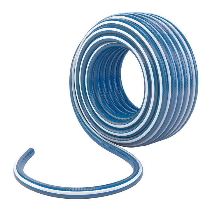 Furtun gradina ranforsat 1/2 ", 30 m, 6 straturi, albastru, Luxe Palisad
