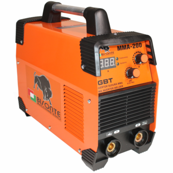 Invertor de sudura Bisonte MMA-200, 230 V, 10-200 A curent iesire, 1.6-4 mm diametru electrod Invertor de sudura Bisonte MMA-200, 230 V, 10-200 A curent iesire, 1.6-4 mm diametru electrod