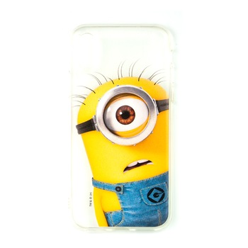 Husa de telefon, Despicable Me, compatibil cu iPhone X / XS, model Minions 013, TPU, multicolor Husa de telefon, Despicable Me, compatibil cu iPhone X / XS, model Minions 013, TPU, multicolor