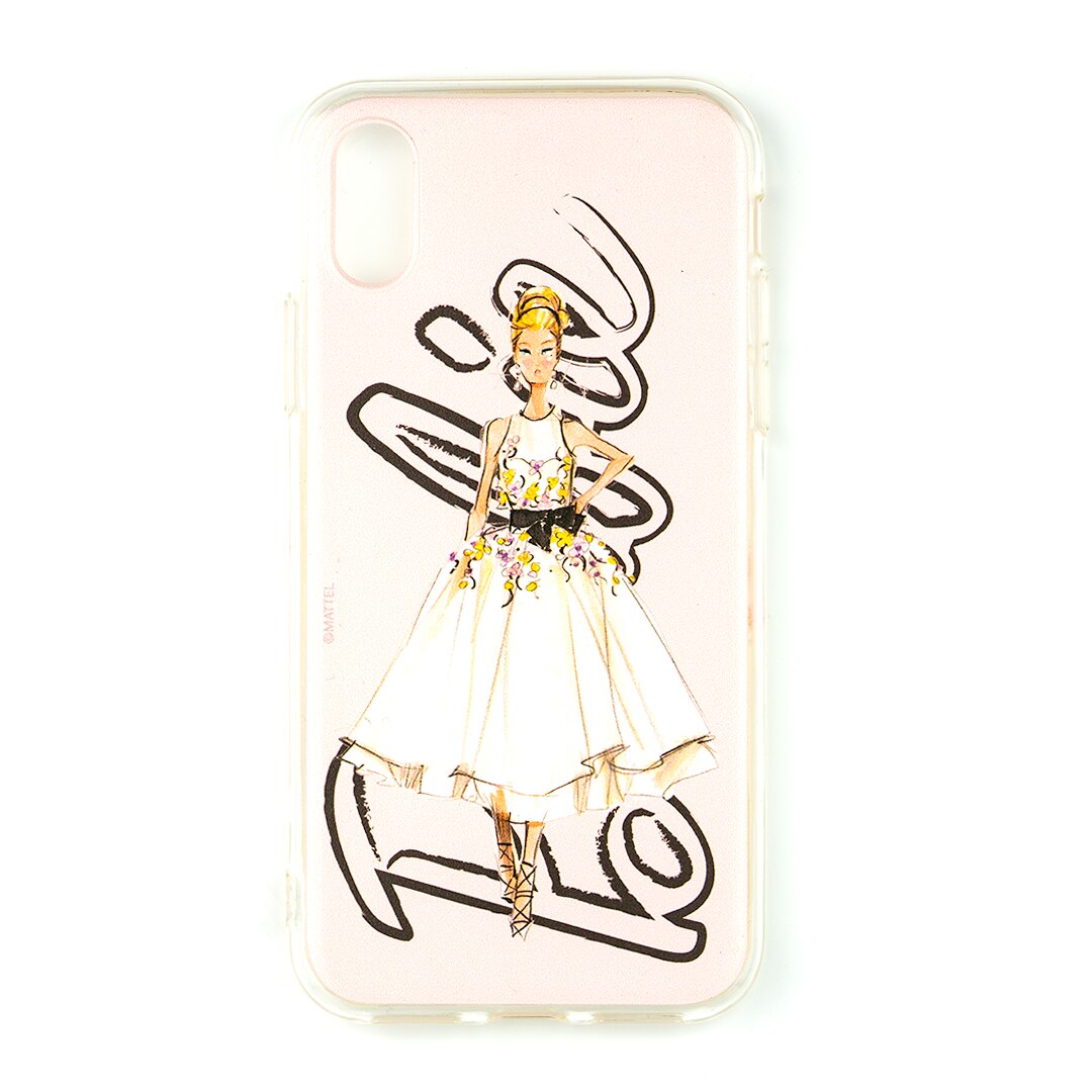 Husa de telefon, Barbie, compatibil cu iPhone X / XS, model Barbie 034, TPU, multicolor