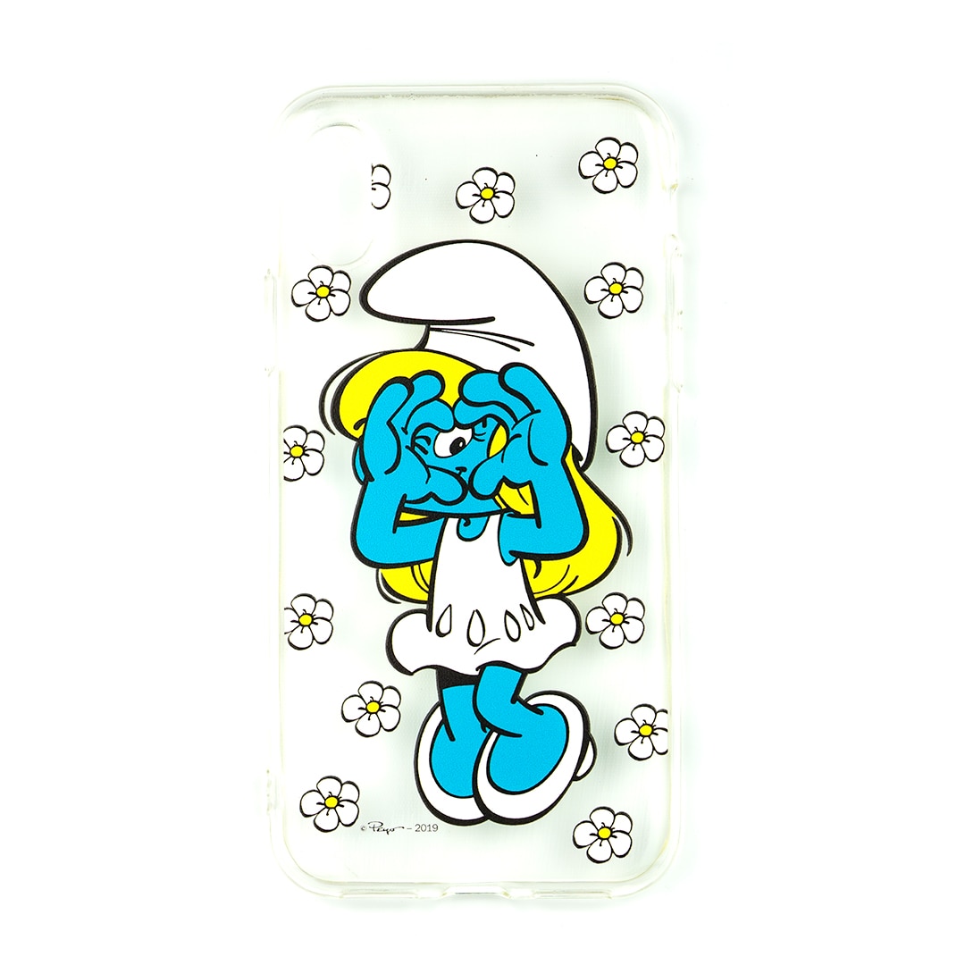 Husa de telefon, The Smurfs, compatibil cu iPhone X / XS, model Smurfs 021, TPU, multicolor