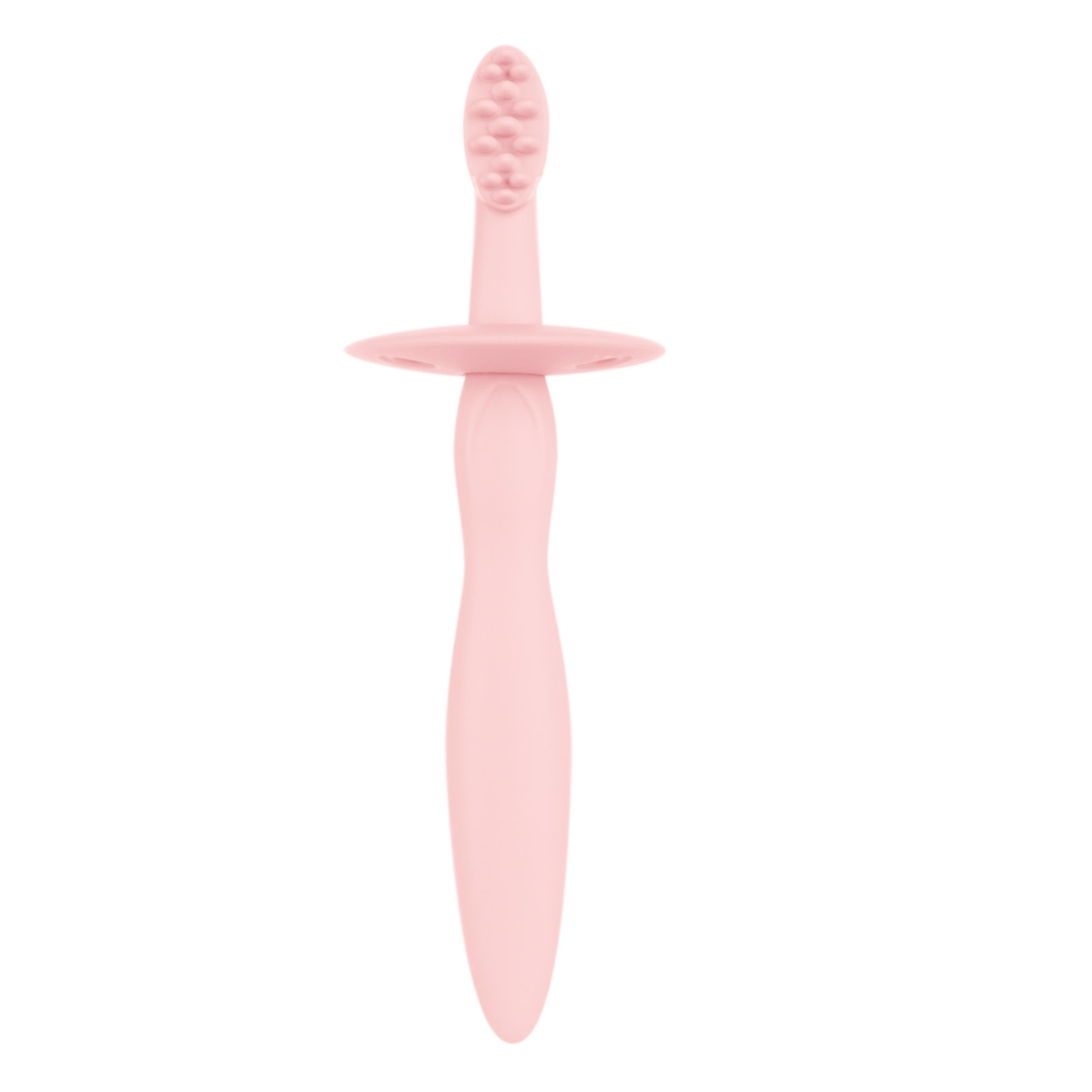 Periuta de dinti cu inel de protectie 0+ luni Canpol Babies 51/500R, Roz