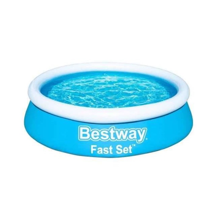 Надуваем басейн, кръгъл, 305х76 см, Bestway