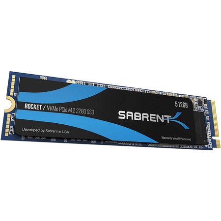 Solid State Drive (SSD) Sabrent Rocket, SB-ROCKET-512, 512GB, NVMe, PCIe, M.2 2280