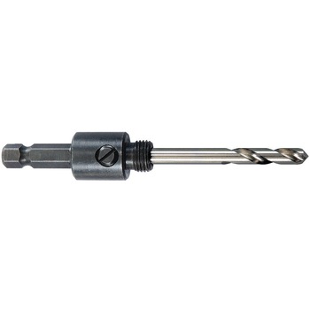 Arbore Starrett, HEX 8.75mm, pentru carote 14-30mm, filet 1/2” + Burghiu Starrett carbura 80mm Arbore Starrett, HEX 8.75mm, pentru carote 14-30mm, filet 1/2” + Burghiu Starrett carbura 80mm