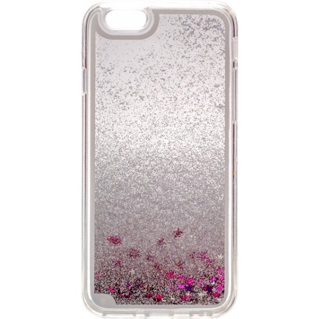 Capac de protectie Tellur Glitter pentru iPhone 6/6s, White