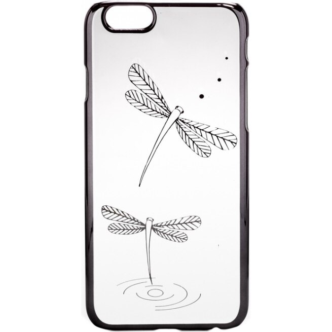 Husa de protectie Tellur Cover Silicon pentru iPhone 6/6s, Dragon Fly, Negru