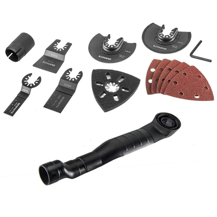 Multifunctional cu vibratii 180 W cu accesorii, GRAPHITE