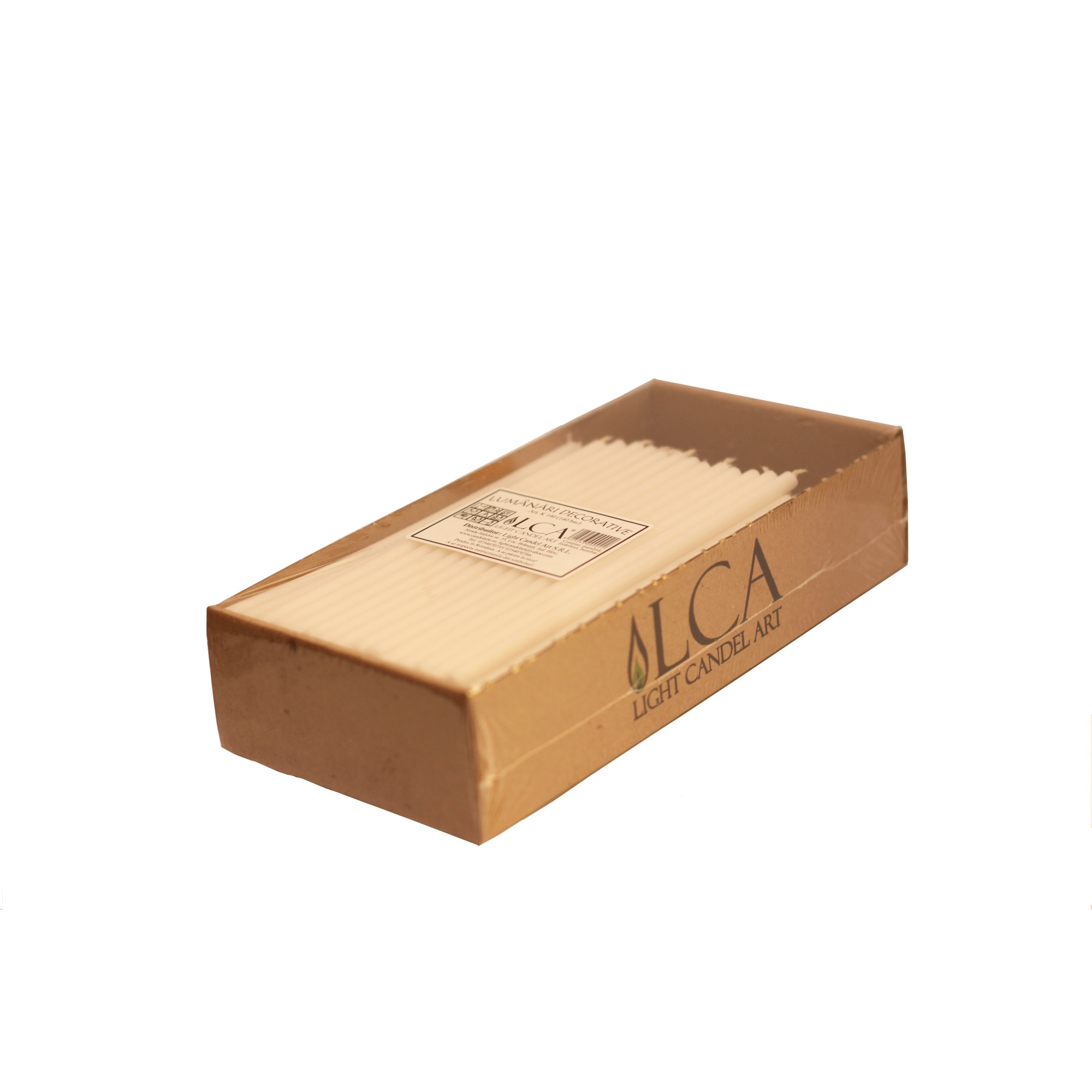 Set 140 buc - Lumanari menaj Alb