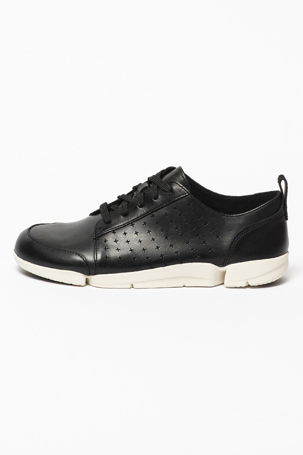 Clarks, Pantofi casual de piele TriAmelia Edge, Negru