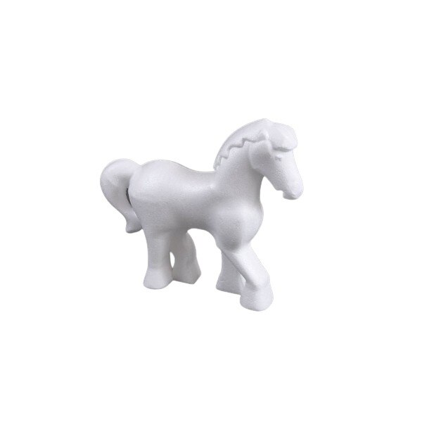 Forma polistiren, ponei, 13cm (H), alb, Meyco
