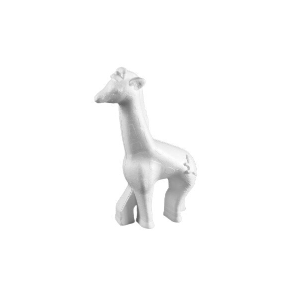 Forma polistiren, girafa, 18cm (H), alb, Meyco