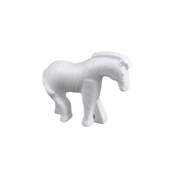 Forma polistiren, zebra, 11cm (H), alb, Meyco