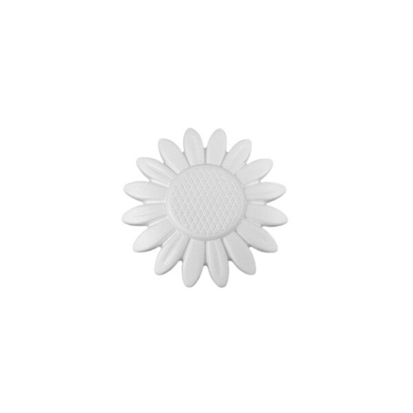 Forma polistiren, floarea-soarelui, Ø 15cm, alb, Meyco