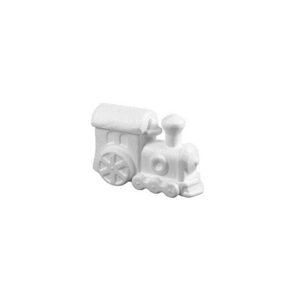 Forma polistiren, locomotiva, 12x8cm, alb, Meyco