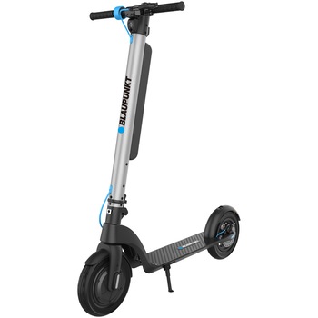 Trotineta electrica Blaupunkt ESC910.2, viteza max. 25 km/h (3 viteze), autonomie max. 40 km, pliabila, motor 350W, cruise control, roti 10 inch tubeless, argintiu