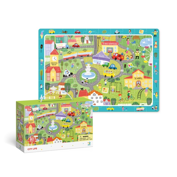 Puzzle, Dodo, 80 de piese, 5+