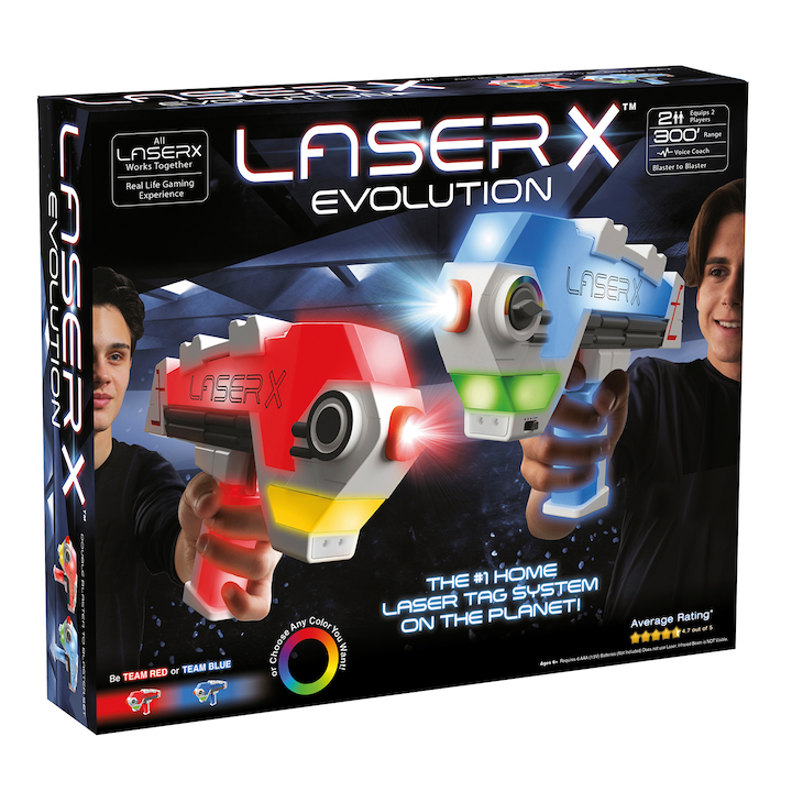 Laser X Evolution kétszemélyes játékfegyver szett, 90m+