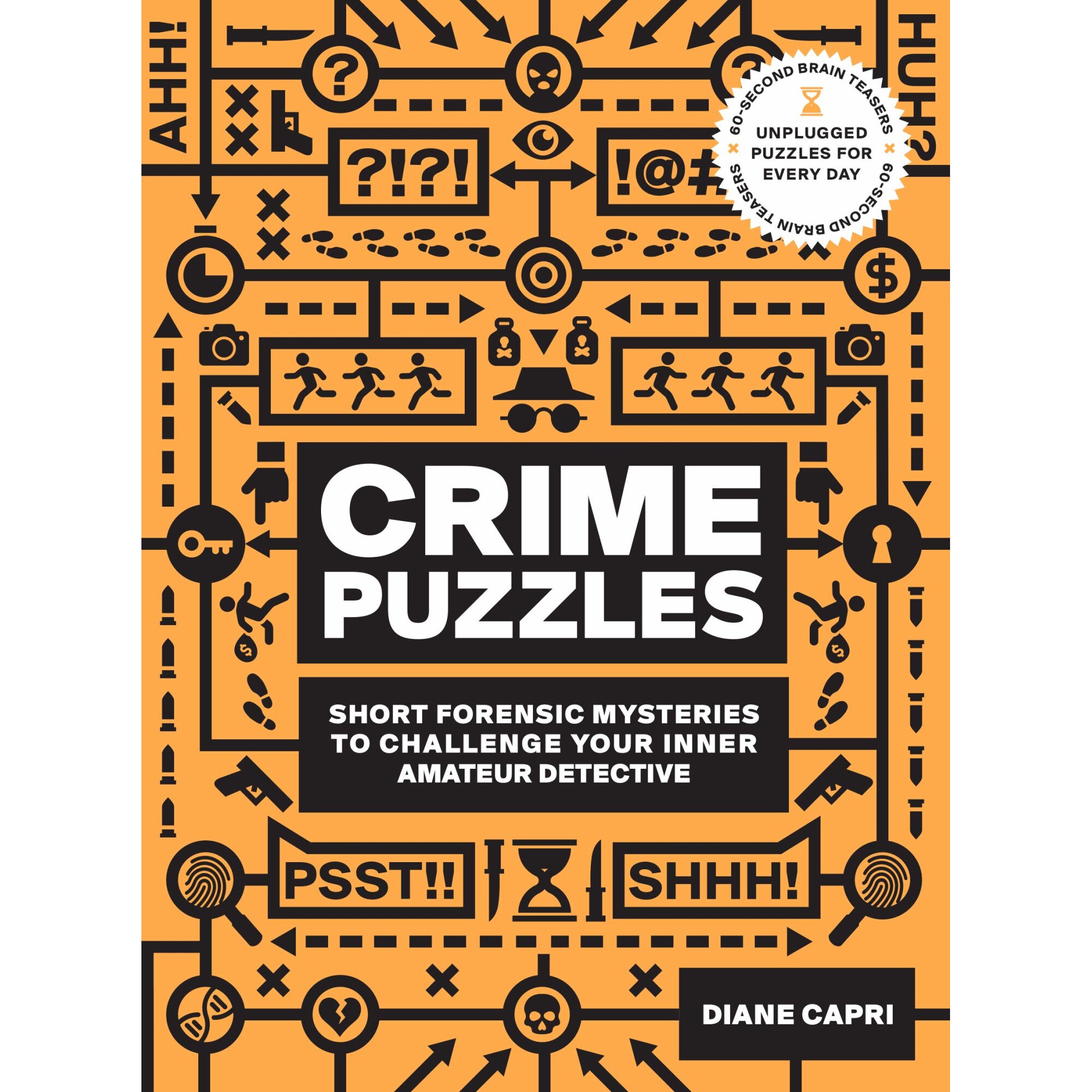 60-Second Brain Teasers: Crime Puzzles - Diane Capri