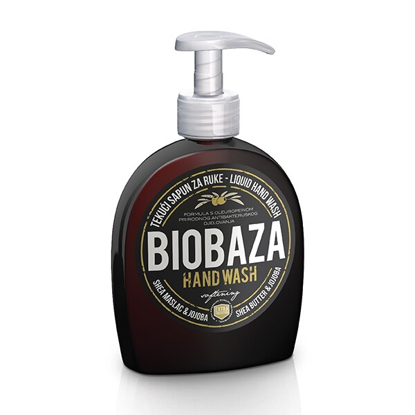 Sapun lichid Biobaza, cu unt de shea si jojoba, 300 ml
