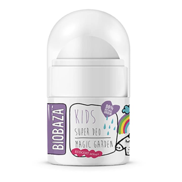 Deodorant Biobaza, natural pentru copii Magic Garden, 30 ml