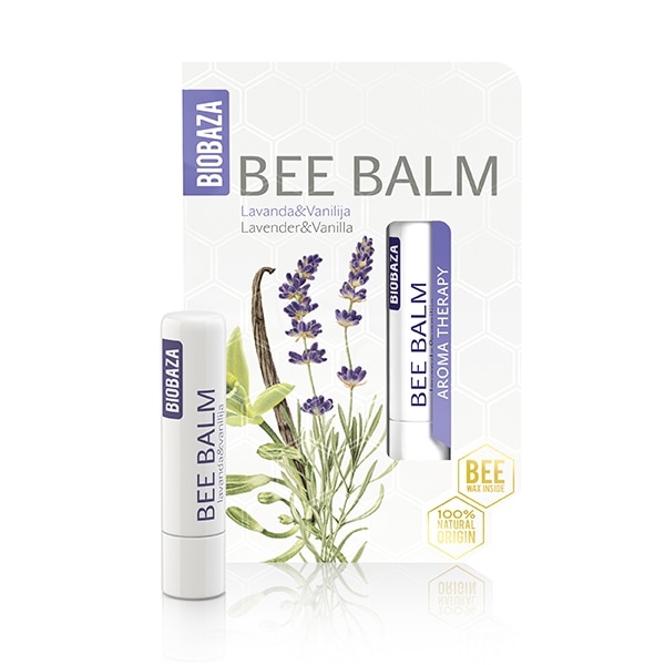 Balsam de buze Biobaza, cu lavanda si vanilie, 4.5 gr