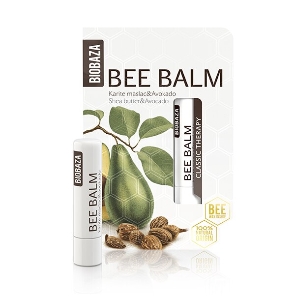 Balsam de buze Biobaza, cu unt de shea si avocado, 4.5 gr