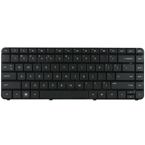 Tastatura premium compatibila cu HP DV4-5000 series cu rama, layout international, Negru