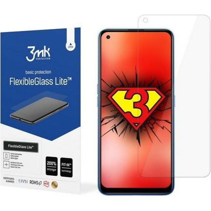 Протектор 3Mk FlexibleGlass Lite за Realme V15 5G