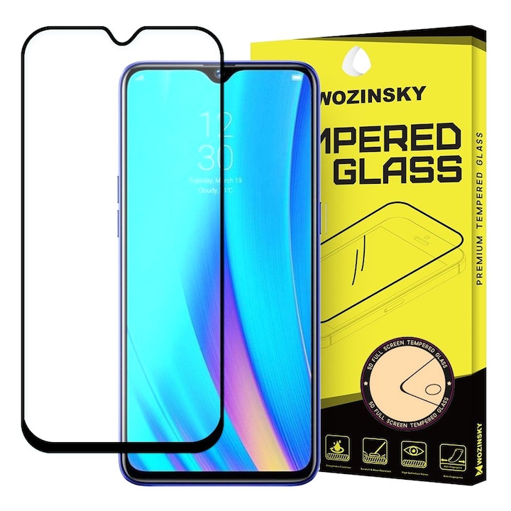 ΠΡΠΎΡΠ΅ΠΊΡΠΎΡ Wozinsky Tempered Glass Full Glue Super Tough Π·Π° Realme 3 Pro, ΡΠ΅ΡΠ΅Π½