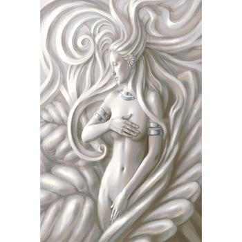 Fototapet Zeita, marmura, chip femeie, 135 x 225 cm Fototapet Zeita, marmura, chip femeie, 135 x 225 cm