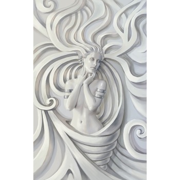 Tablou canvas Zeita, marmura, chip femeie 2, 30 x 45 cm Tablou canvas Zeita, marmura, chip femeie 2, 30 x 45 cm