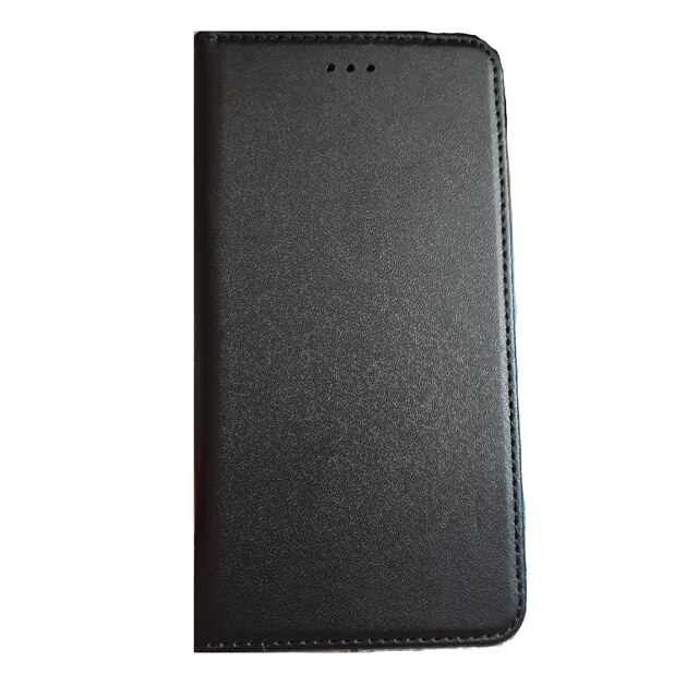 Husa tip etui pentru iPhone 6, neagra, functie stand