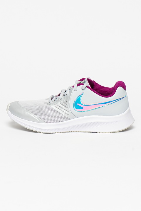 Nike, Pantofi pentru alergare Star Runner 2, Argintiu/Violet, 38 EU
