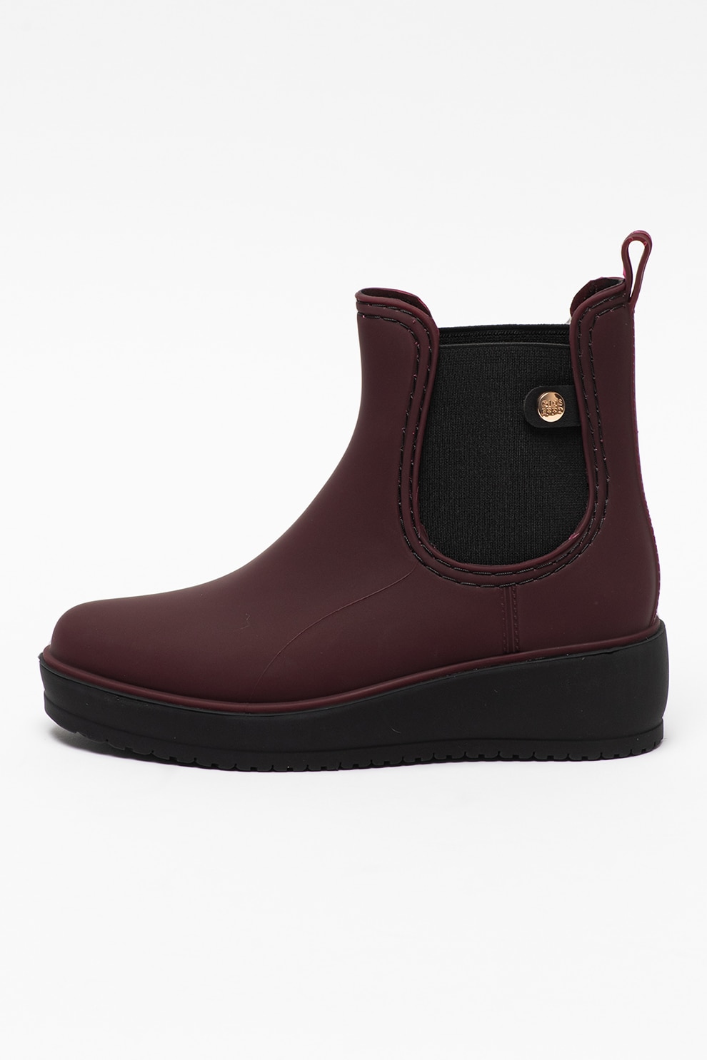 Gioseppo, Ghete Chelsea wedge de piele ecologica, Visiniu
