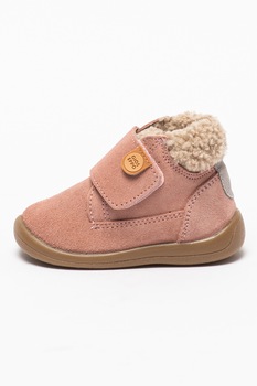 Gioseppo, Ghete de piele intoarsa cu inchidere velcro Wechsel, Roz pastel Gioseppo, Ghete de piele intoarsa cu inchidere velcro Wechsel, Roz pastel