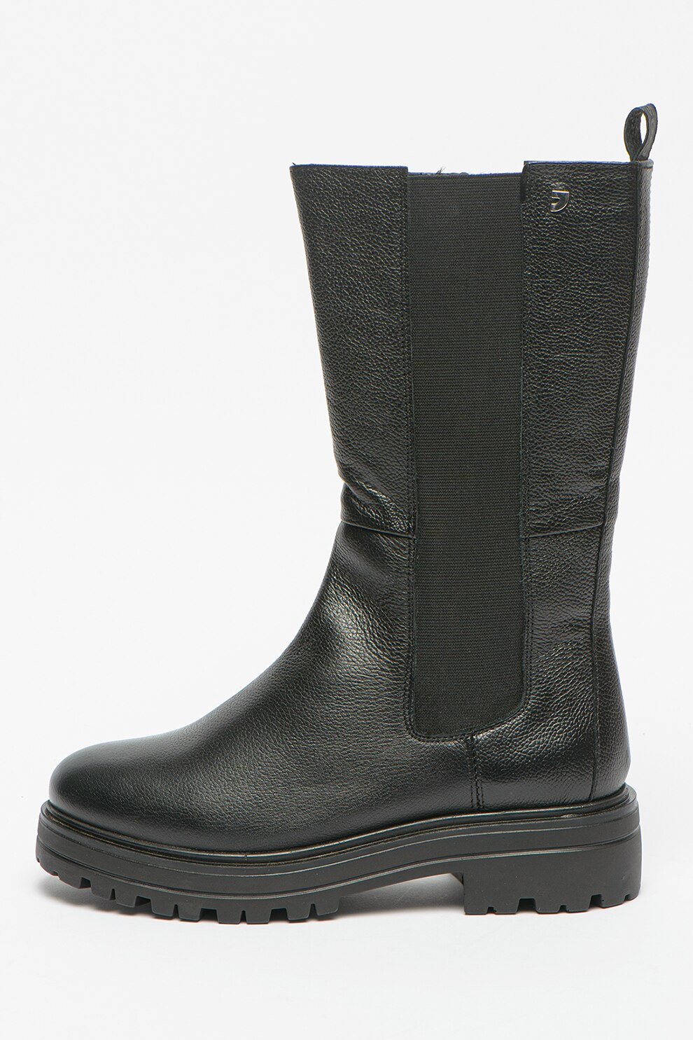 Gioseppo, Cizme medii de piele Limuru, Negru