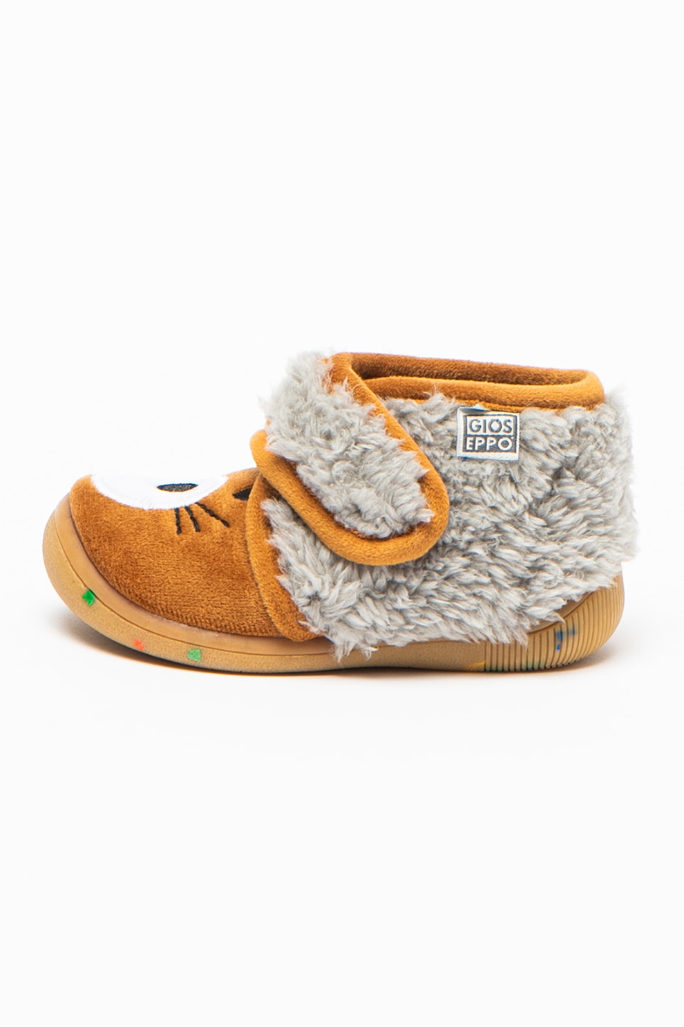 Gioseppo, Botosei cu blana sintetica Paldau, Maro scortisoara/Gri