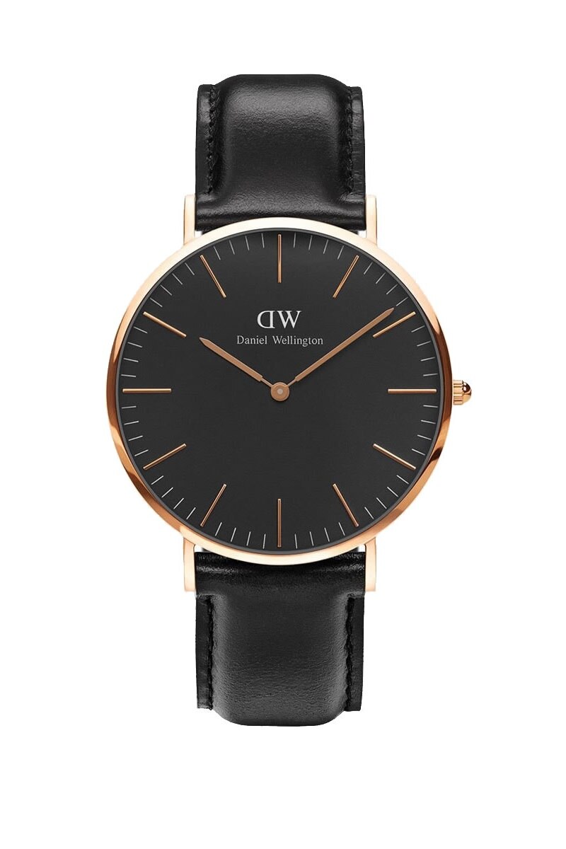 Ceas Daniel Wellington, DW00100127, Quartz, Analog, Casual, Cristal mineral, Albastru, Otel, 3 ATM, 40 mm
