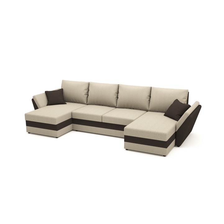 Canapea extensibila Palma C&M, U Shape, 325 x 140 x 90 cm