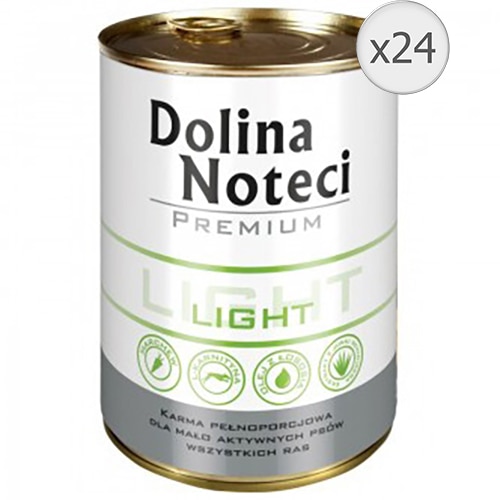Hrana umeda pentru caini Dolina Noteci, Light, 24 x 400 g
