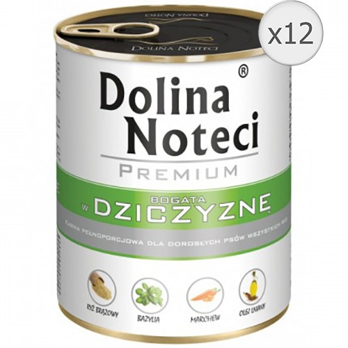 Hrana umeda pentru caini Dolina Noteci, Vanat 12 x 800 g