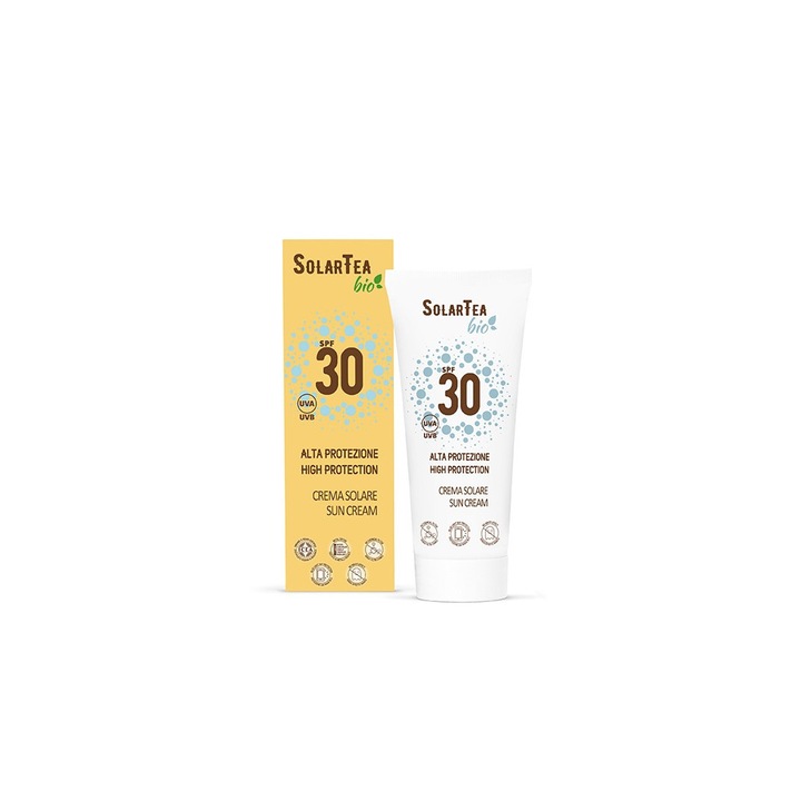 Crema bio de protectie solara ridicata SPF50 Solar Tea, Bema, 100ml
