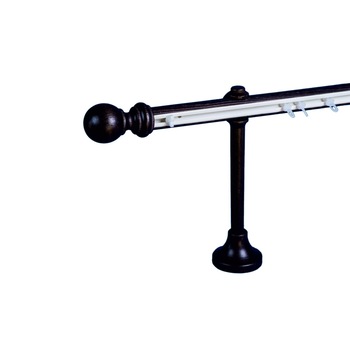 Set galerie simpla lemn lungime intre 101 si 150 cm, culoare, capete la diferite alegere - design lemn modern Set galerie simpla lemn lungime intre 101 si 150 cm, culoare, capete la diferite alegere - design lemn modern