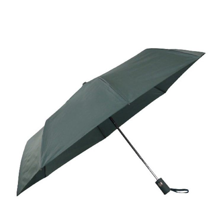 Дамски чадър 21883-2, Еднопосочен автомат, Променящ цвят, Диаметър 100см, Зелен