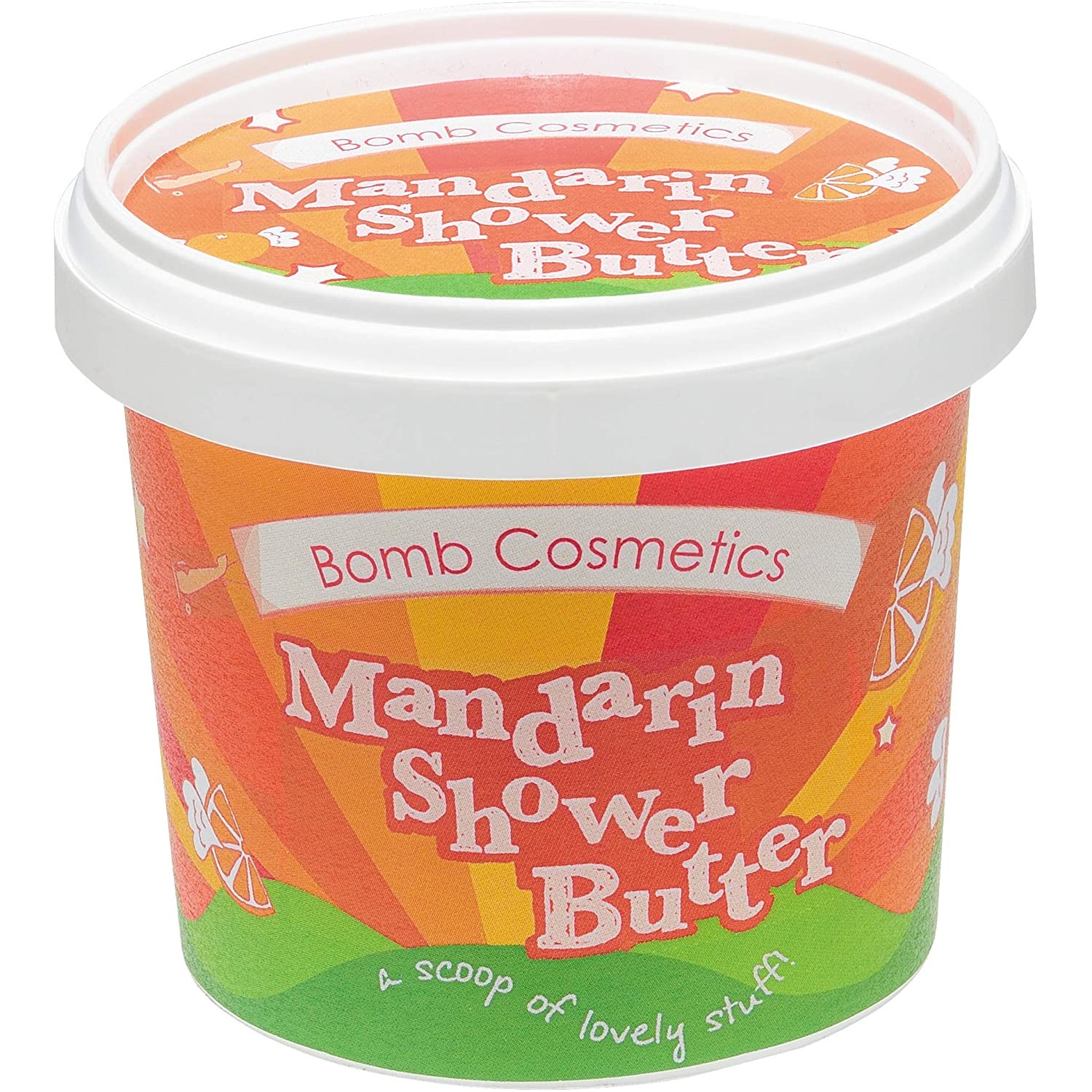 Unt de corp pentru dus Mandarine & Orange, Bomb Cosmetics, 365ml