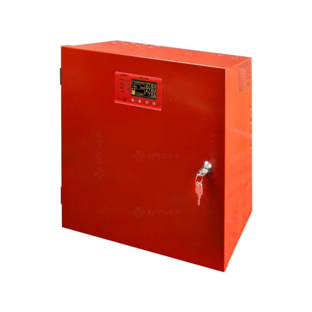 Sursa de alimentare EN54 27,6V/5A/2X40Ah/LCD display LCD,EN54-5A40LCD