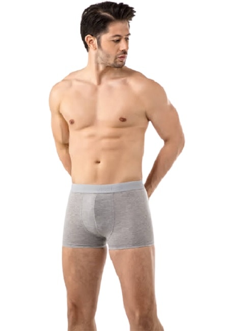Set 5 boxeri barbat, VIVALDI, bumbac/elastan, Gri