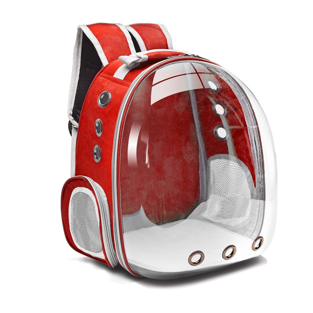 Rucsac transport animale de companie DARO, pisica, catel, rosu